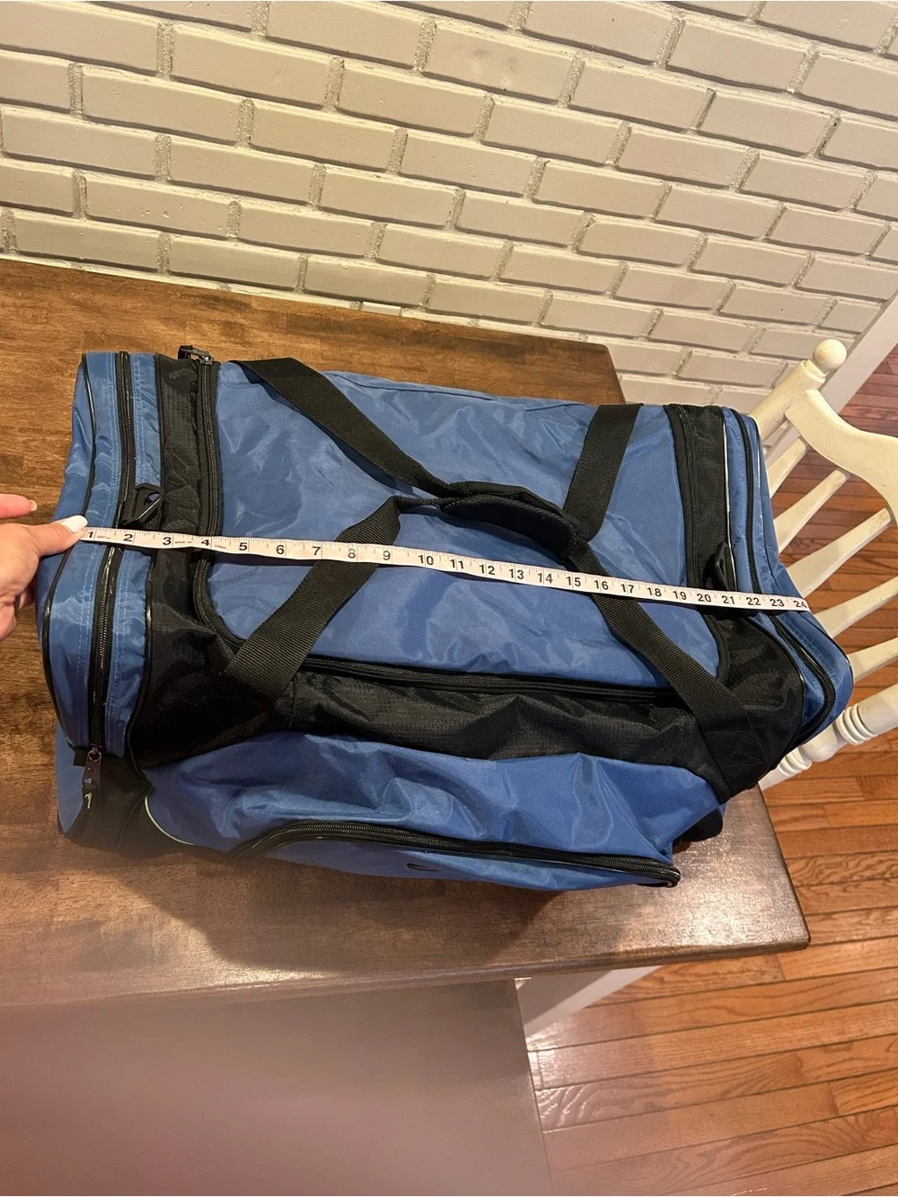 Champion Blue and Black Men's Duffel Bag